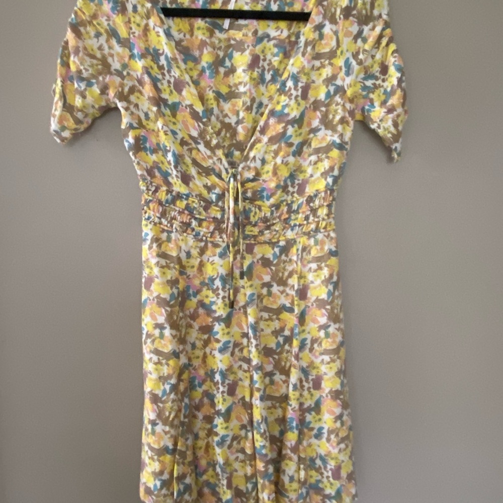 Free People Multicolor Floral Midi Dress